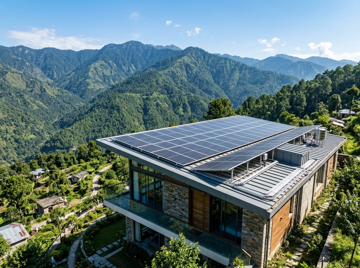 Modern Rooftop Solar Installation in Uttarakhand